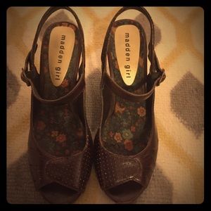 Madden Girl brown heels